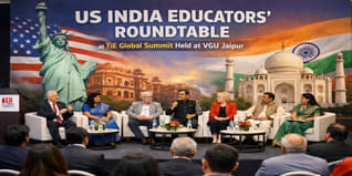 US India Educators  Roundtable at TiE Global Summit Held at VGU Jaipur